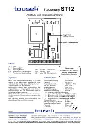 Steuerung ST12 - Tousek Shop by Antech