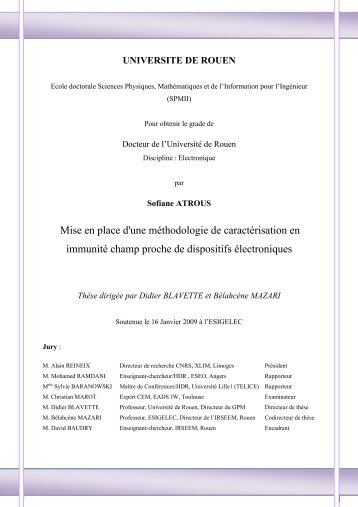 Thèse Sofiane ATROUS - ESIGELEC