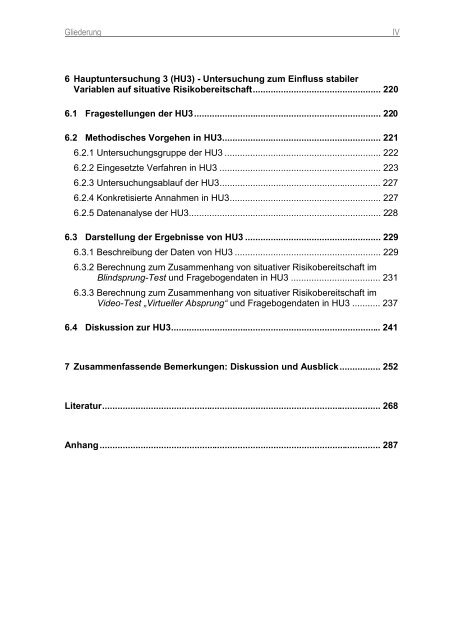 Ermüdung und Risikoverhalten - Deutsche Sporthochschule Köln