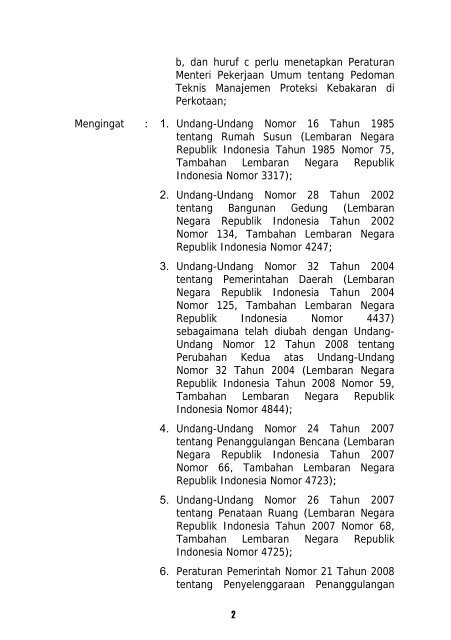 Permen PU no. 20 tahun 2009 ttg Pedoman ... - Ditjen Cipta Karya