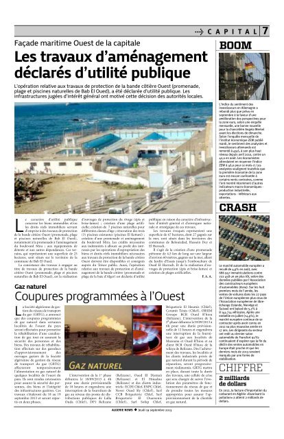 Mise en page 1 - Algérie news quotidien national d'information