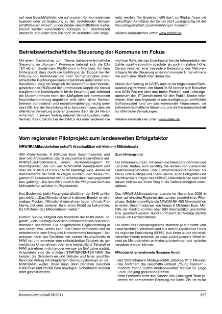 Zeitschrift - Kommunalverlag