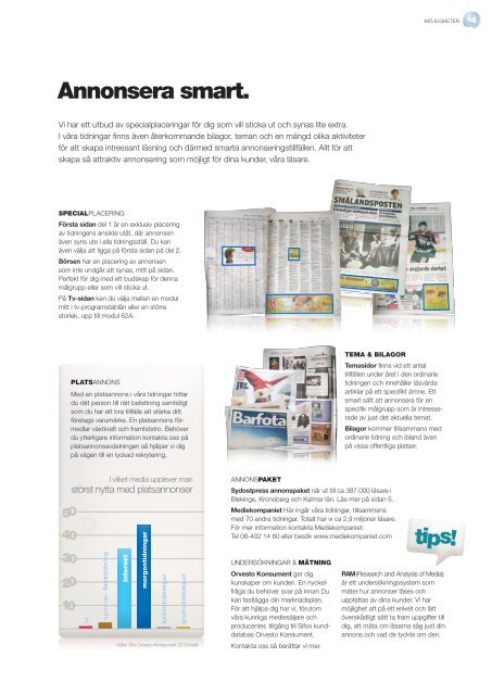 anledningar till att annonsera! - SmÃ¥landsposten