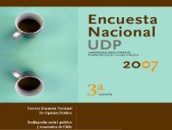 RadiografÃ­a Social, PolÃ­tica y EconÃ³mica de Chile 2007 - Encuesta ...