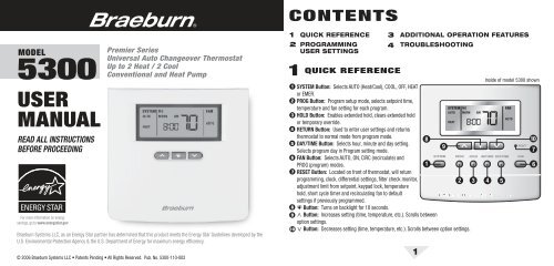 5300 2H-2C User Manual.pdf - Braeburn Systems