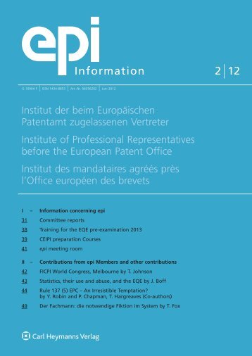 epi-Information 2/2012