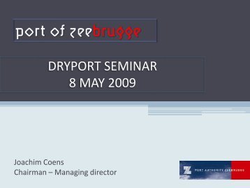 Port of Zeebrugge - Dryport