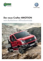 Der neue Crafter 4MOTION mit Achleitner Allradantrieb