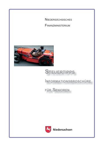 steuertipps steuertipps informationsbroschüre