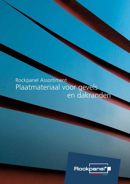 Plaatmateriaal voor gevels en dakranden - Architectura