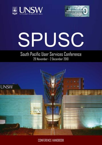 View or download the SPUSC 2010 handbook - UNSW IT