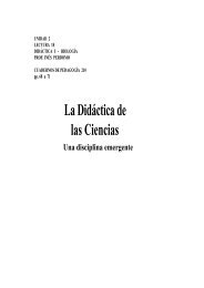 La DidÃ¡ctica de las Ciencias. Una disciplina emergente