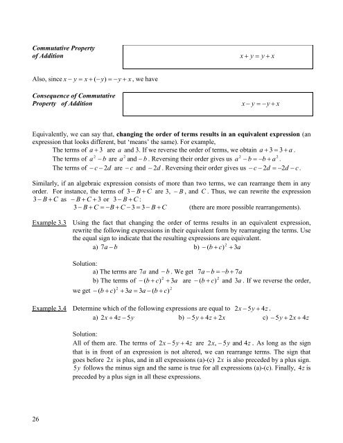 Math 017 Materials With Exercises