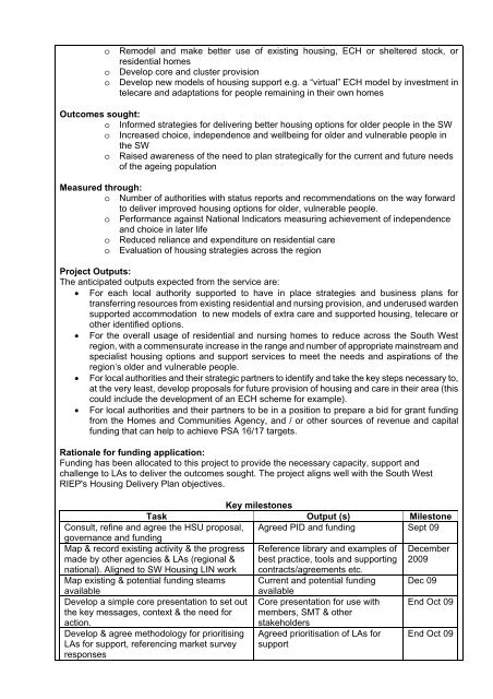 The Project Initiation Document (PID) - South West Councils