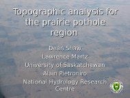 Topographic analysis for the prairie pothole region - Drought ...