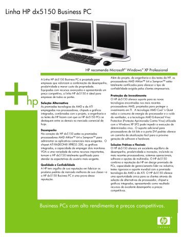 HP dx5150 Business PC