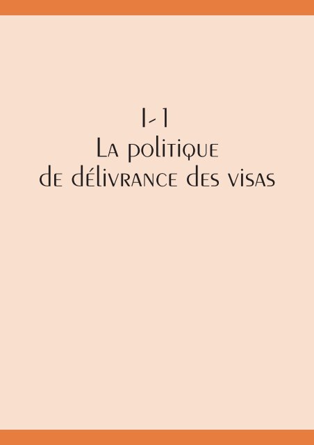 les orientations de la politique de l'immigration - La Documentation ...