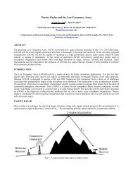 Passive Radar and the Low Frequency Array - URSI