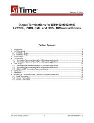 Differential Output Terminations LVPECL, HCSL, LVDS ... - SiTime