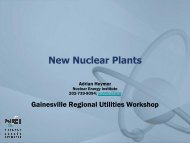 New Nuclear Plants - Gainesville Regional Utilities