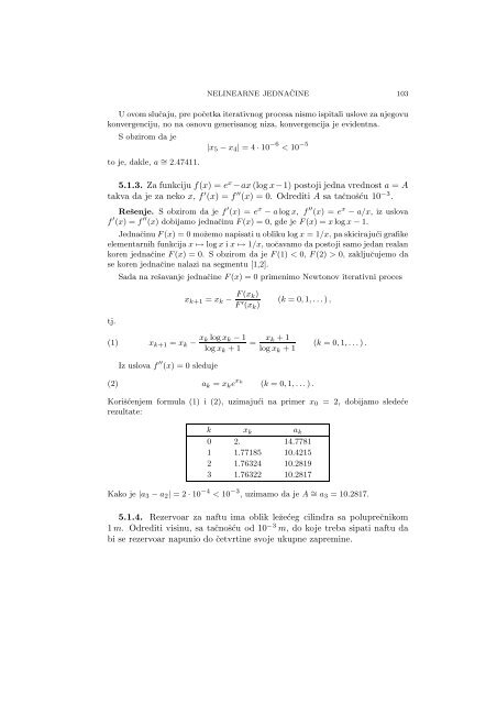 Numerical Mathematics - A Collection of Solved Problems