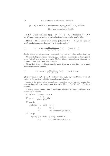 Numerical Mathematics - A Collection of Solved Problems