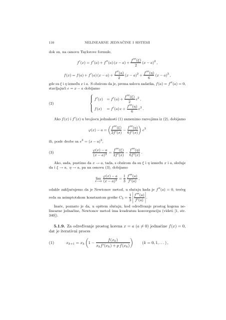 Numerical Mathematics - A Collection of Solved Problems