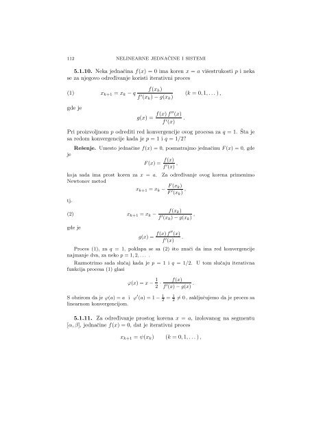 Numerical Mathematics - A Collection of Solved Problems