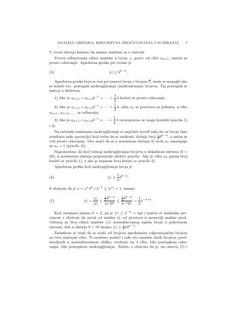 Numerical Mathematics - A Collection of Solved Problems