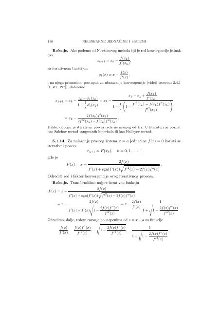 Numerical Mathematics - A Collection of Solved Problems