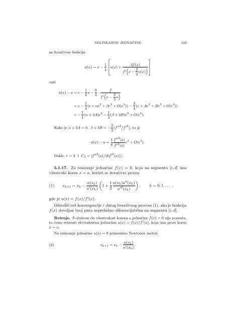 Numerical Mathematics - A Collection of Solved Problems