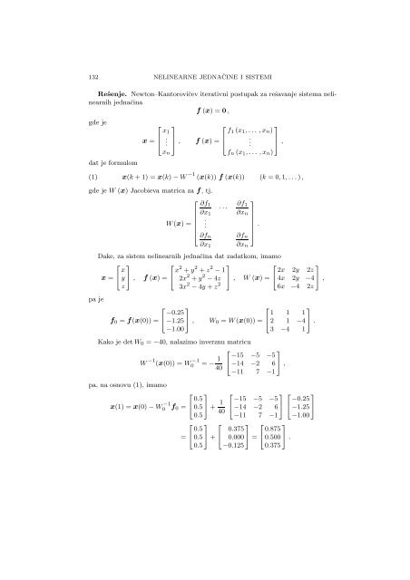 Numerical Mathematics - A Collection of Solved Problems