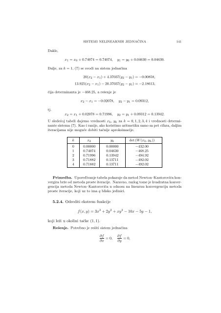 Numerical Mathematics - A Collection of Solved Problems