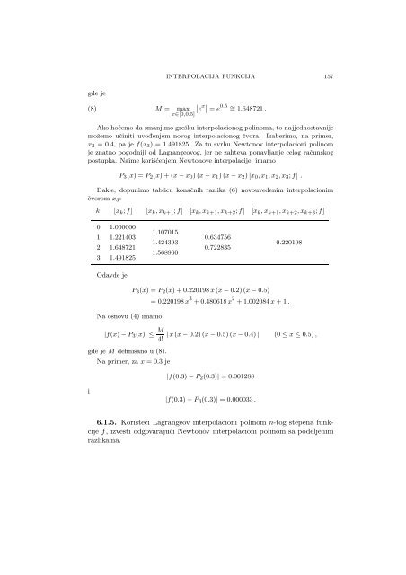 Numerical Mathematics - A Collection of Solved Problems