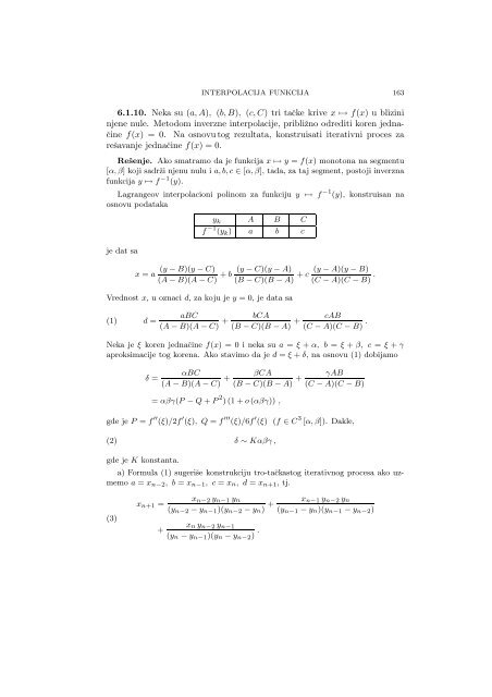 Numerical Mathematics - A Collection of Solved Problems