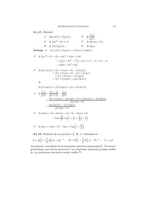 Numerical Mathematics - A Collection of Solved Problems