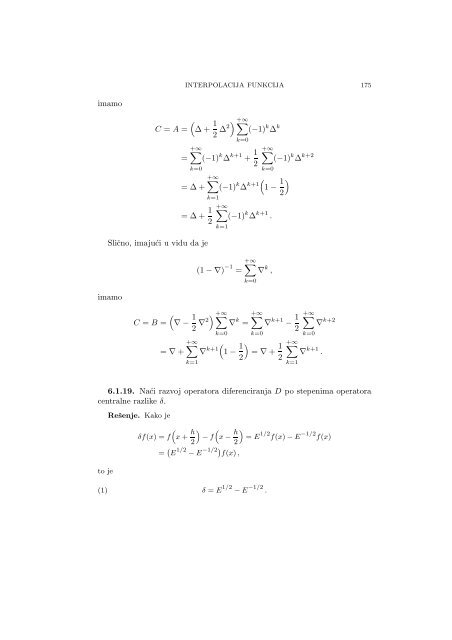 Numerical Mathematics - A Collection of Solved Problems