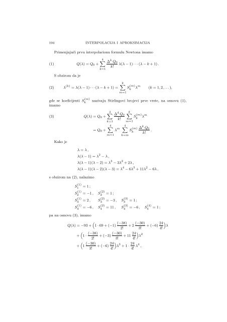 Numerical Mathematics - A Collection of Solved Problems