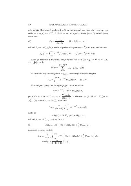 Numerical Mathematics - A Collection of Solved Problems