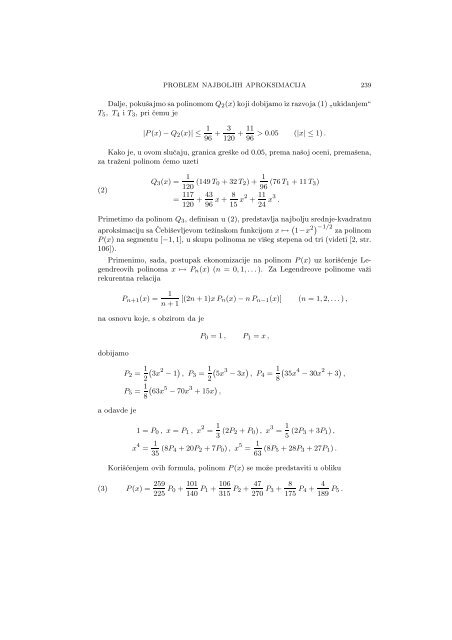 Numerical Mathematics - A Collection of Solved Problems