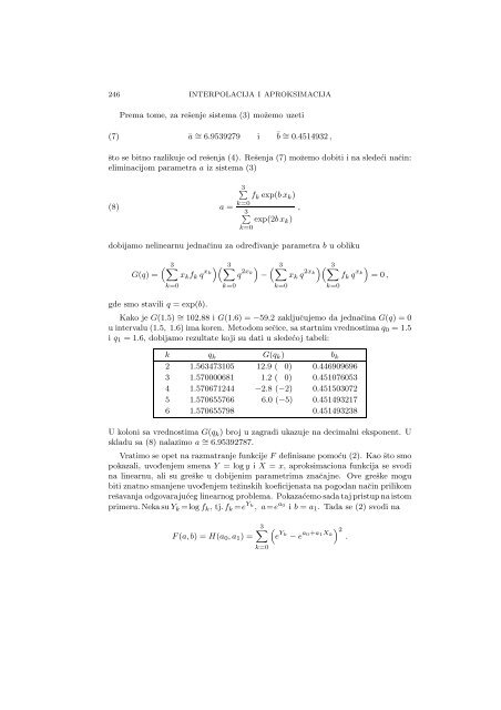 Numerical Mathematics - A Collection of Solved Problems