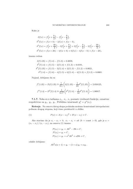 Numerical Mathematics - A Collection of Solved Problems