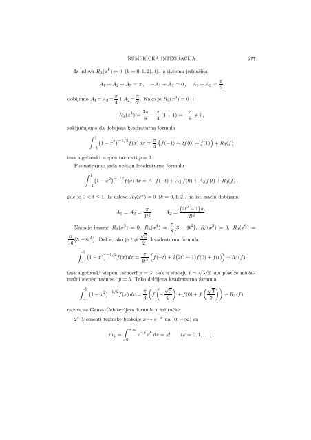 Numerical Mathematics - A Collection of Solved Problems