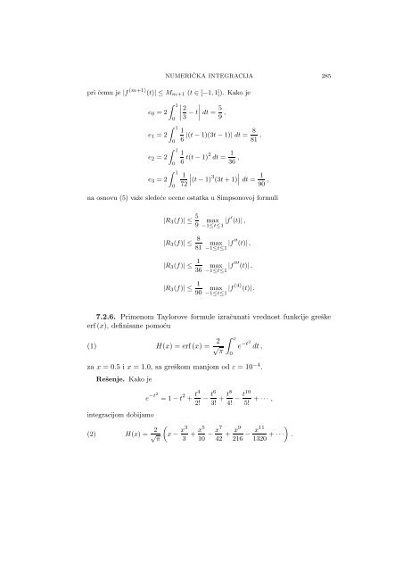 Numerical Mathematics - A Collection of Solved Problems