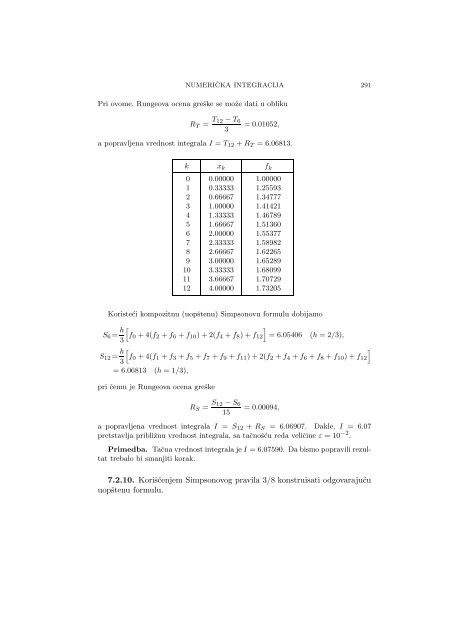 Numerical Mathematics - A Collection of Solved Problems