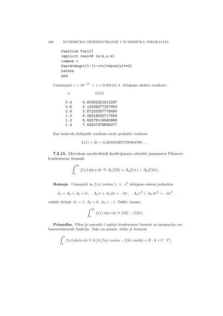 Numerical Mathematics - A Collection of Solved Problems