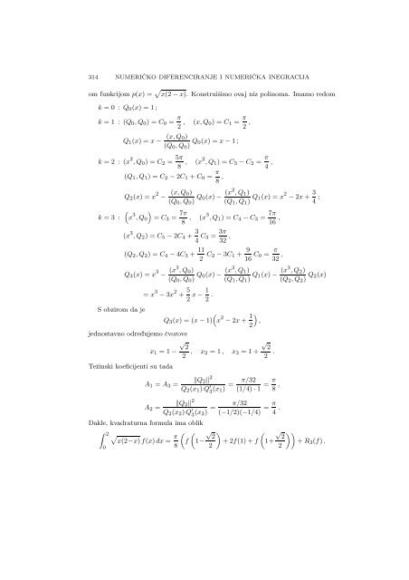 Numerical Mathematics - A Collection of Solved Problems