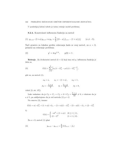 Numerical Mathematics - A Collection of Solved Problems