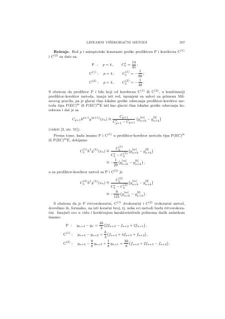 Numerical Mathematics - A Collection of Solved Problems