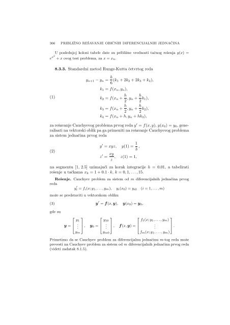 Numerical Mathematics - A Collection of Solved Problems